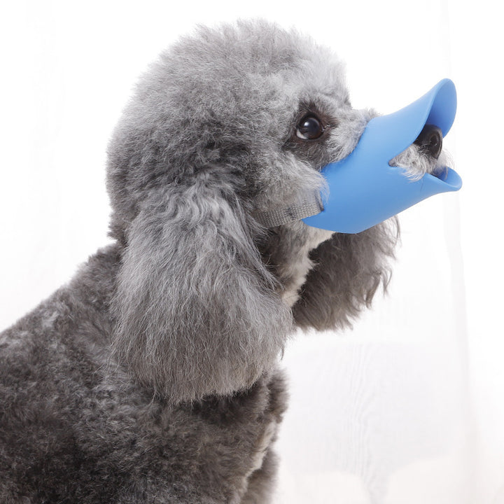 Silicone anti-bite muzzle for dogs