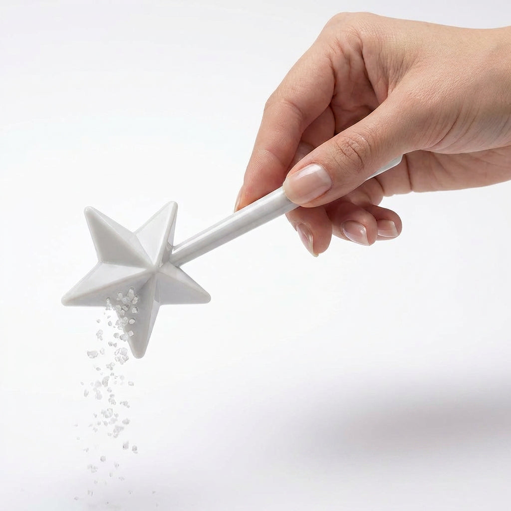 Star-shaped salt sprinkler