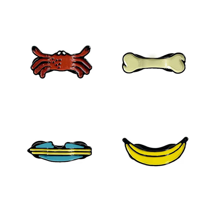Magnetic Enamel Brooch