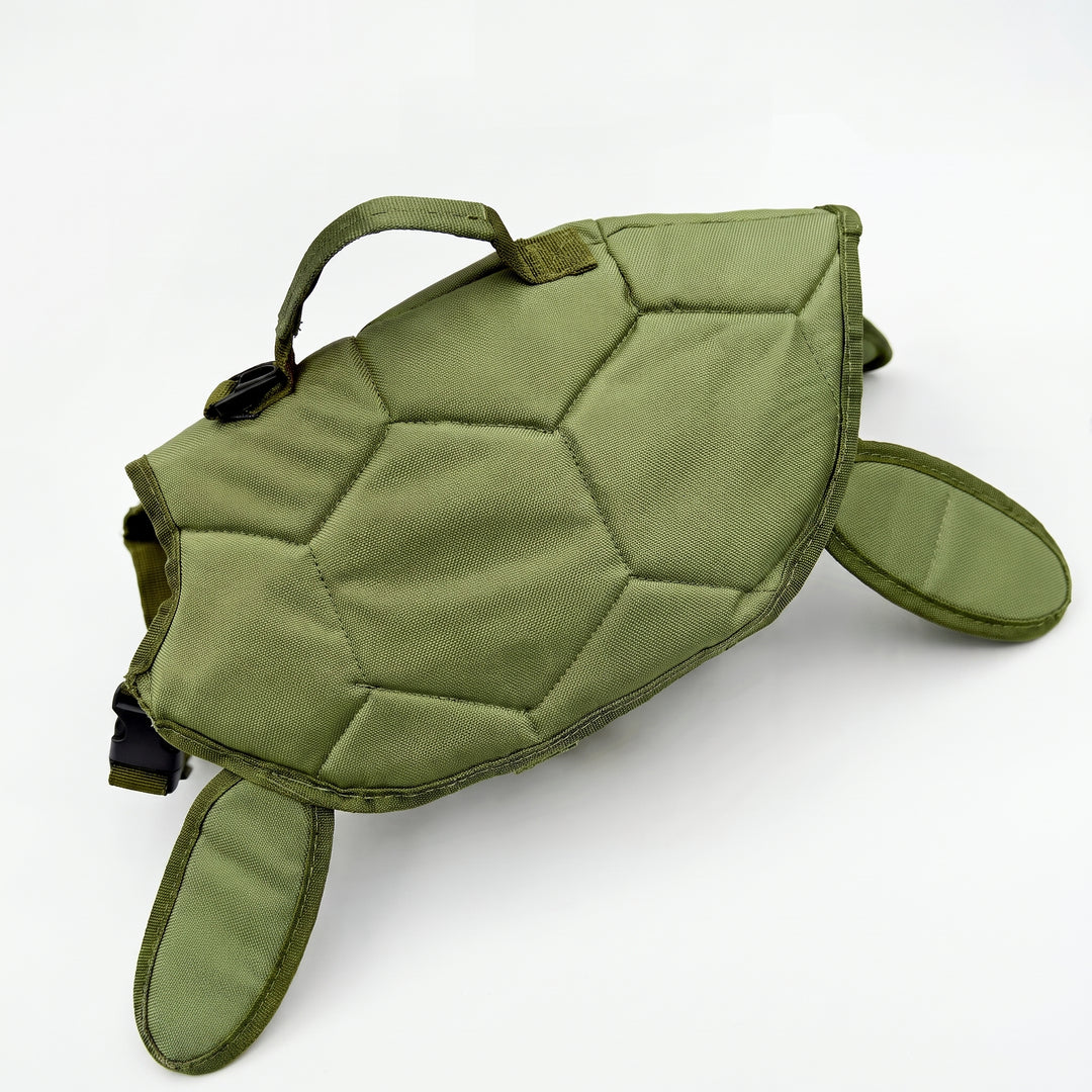 Turtle-shaped pet life jacket