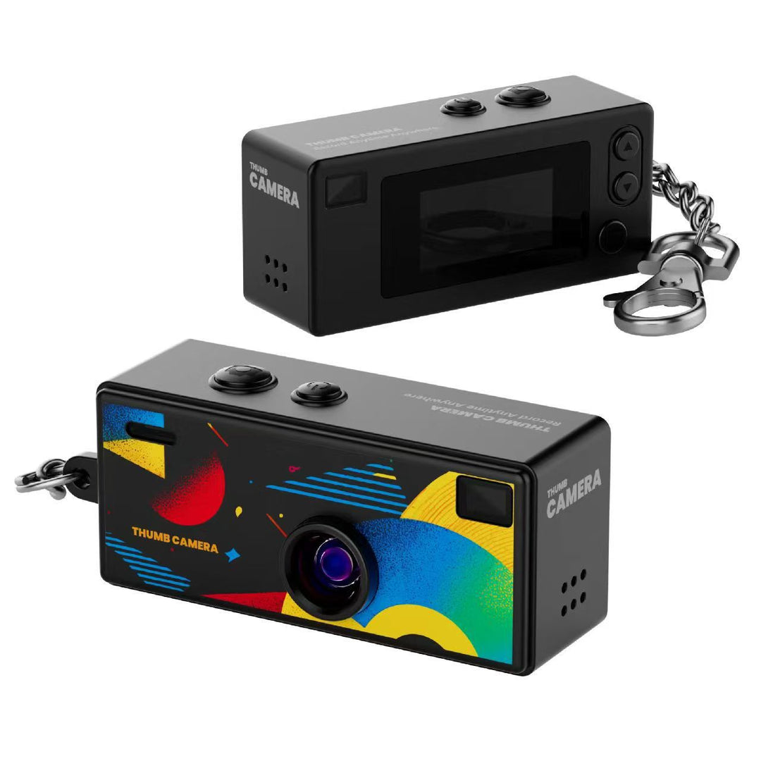 Retro thumb camera charm