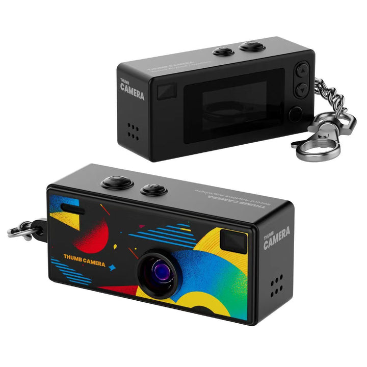 Retro thumb camera charm