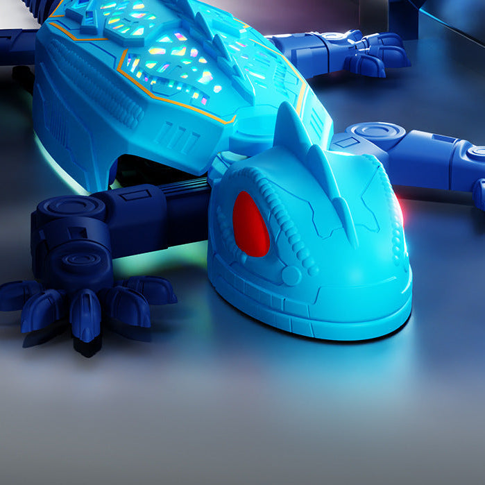 Remote-controlled climbing chameleon toy