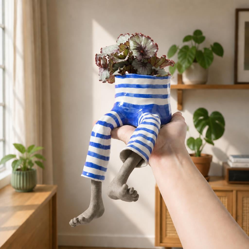 Lower body flower pot ornament