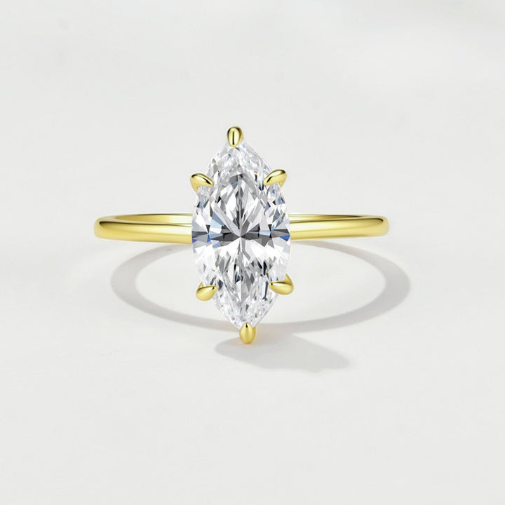 Moissanite stacked rings