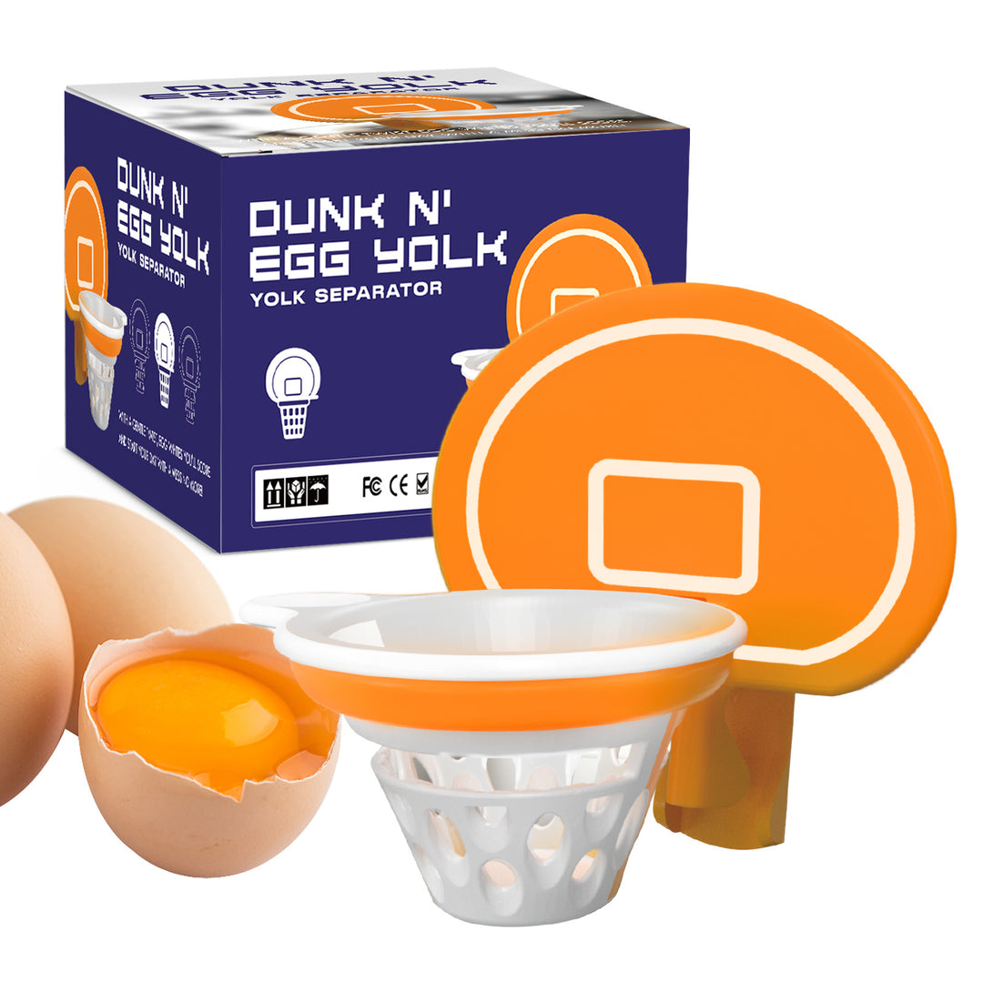 Basketball hoop egg white separator