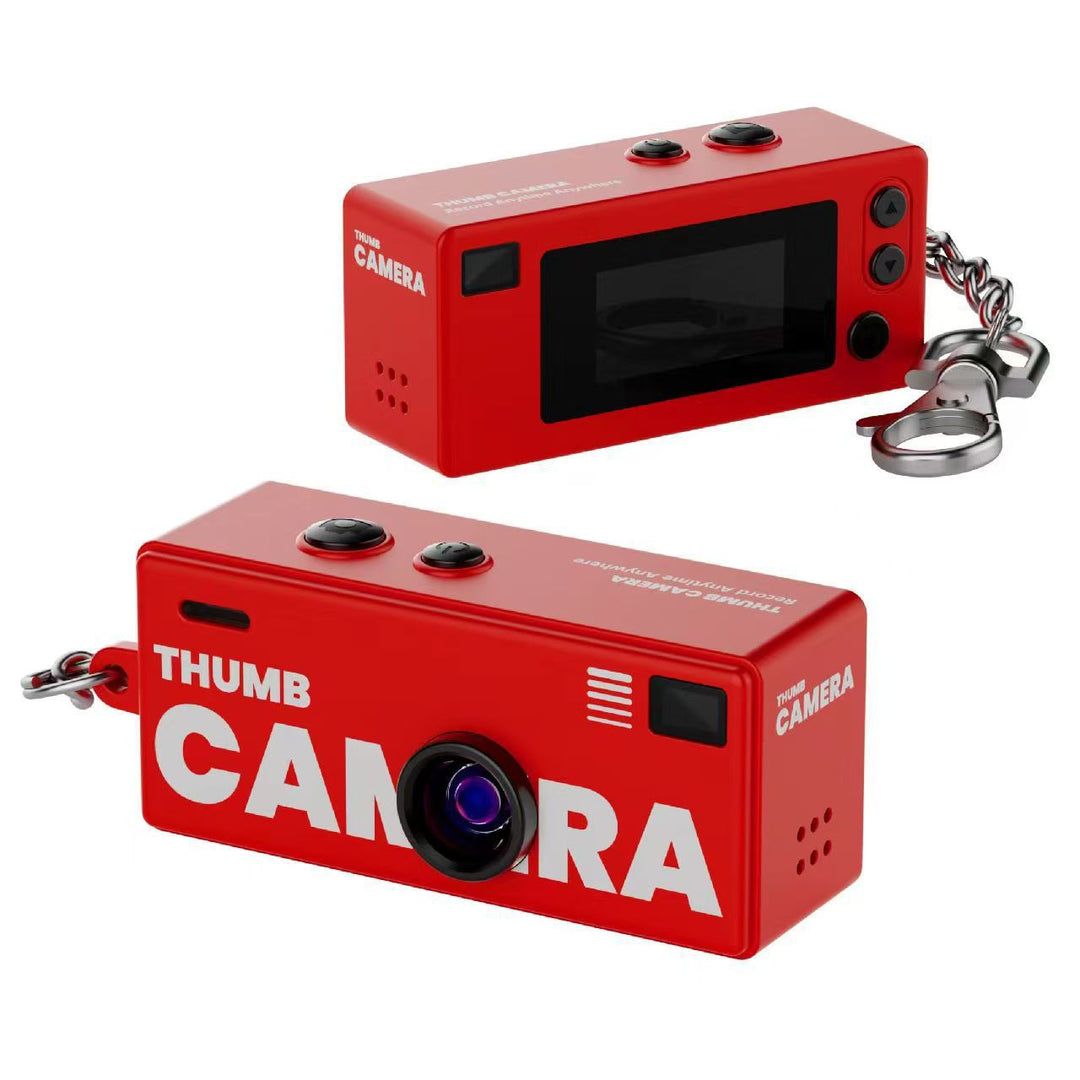 Retro thumb camera charm