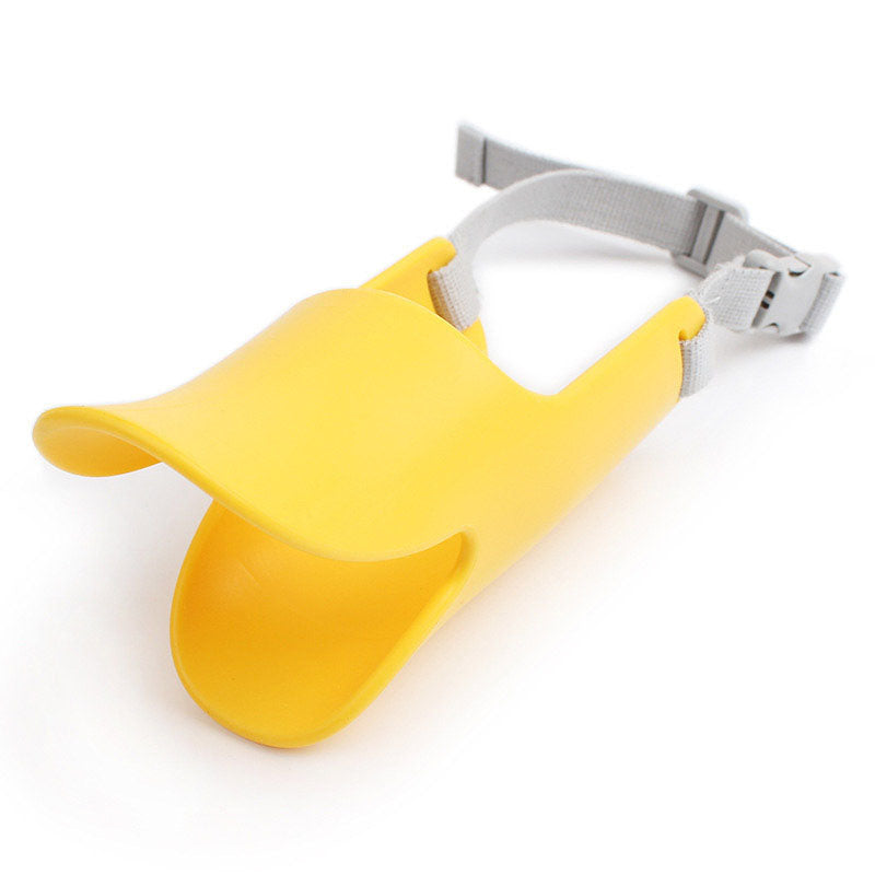 Silicone anti-bite muzzle for dogs