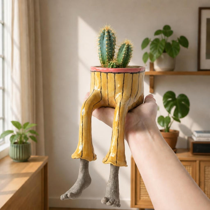 Lower body flower pot ornament