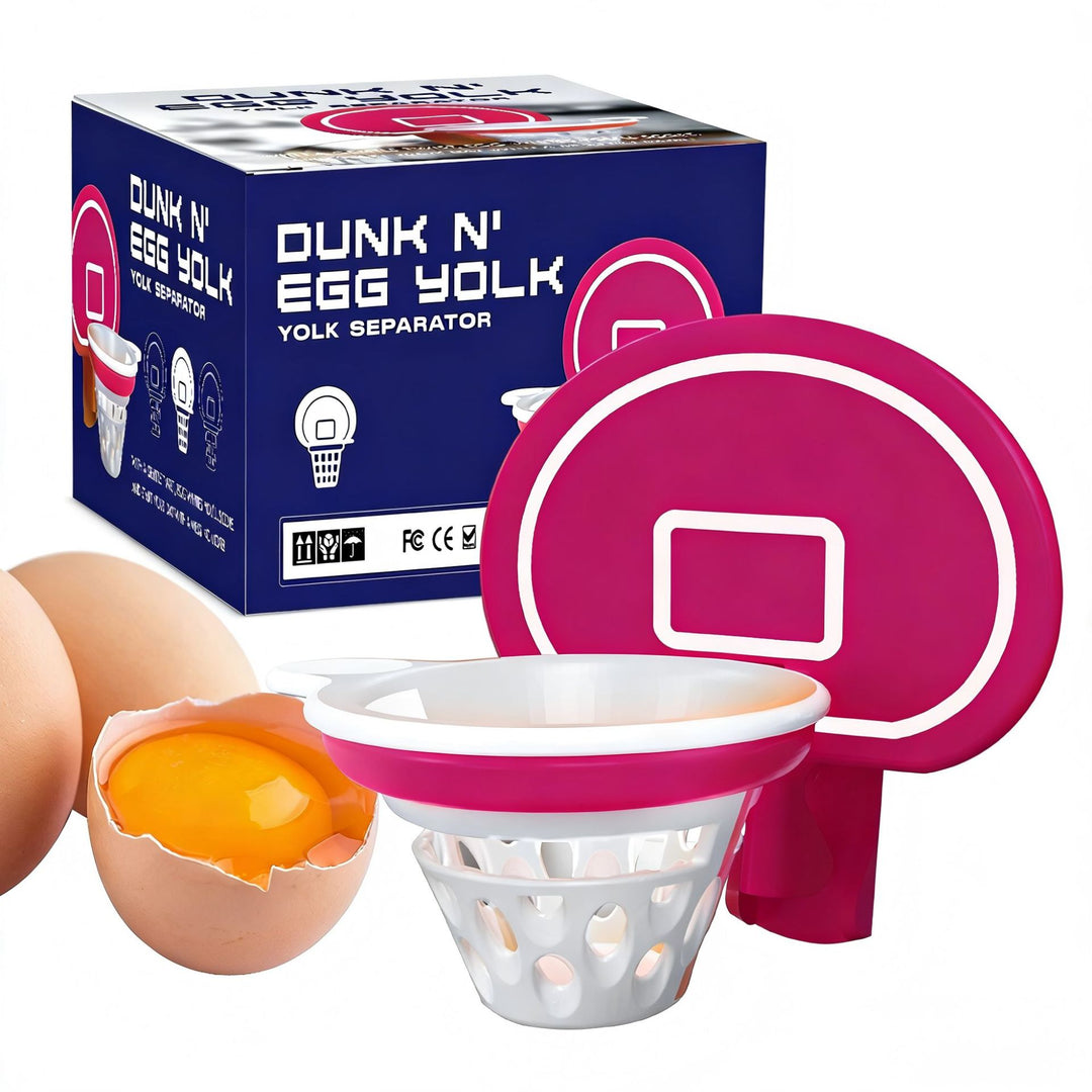Basketball hoop egg white separator