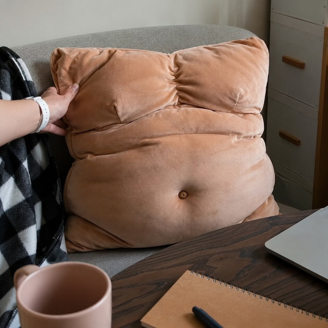 Offensive style big belly creative pillow