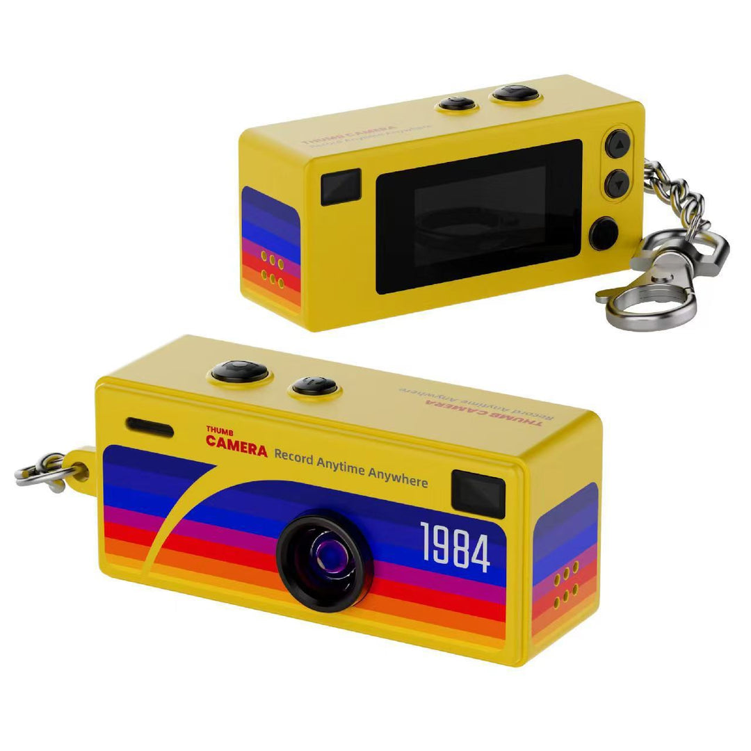 Retro thumb camera charm