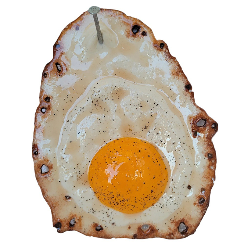 Fun Fried Egg Sculpture Decoration