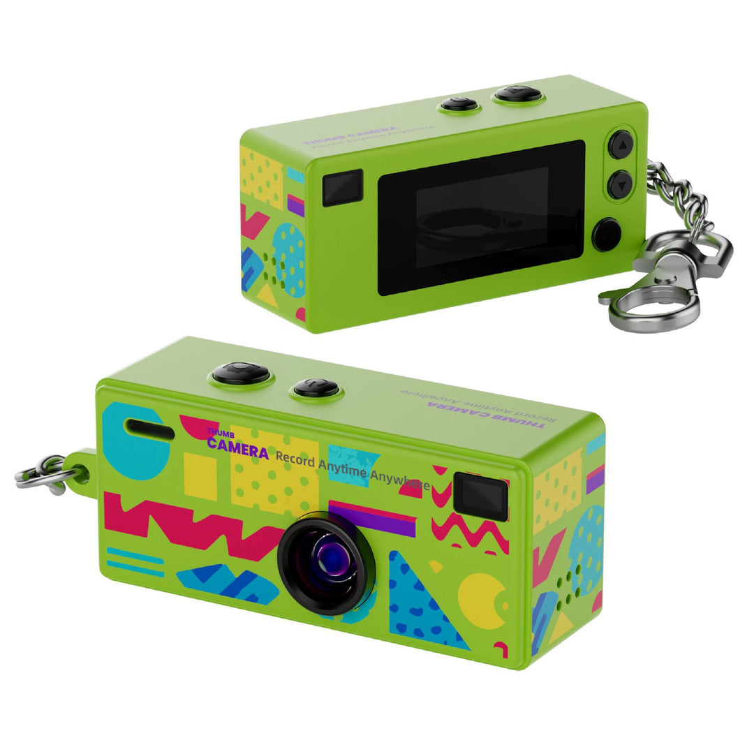 Retro thumb camera charm