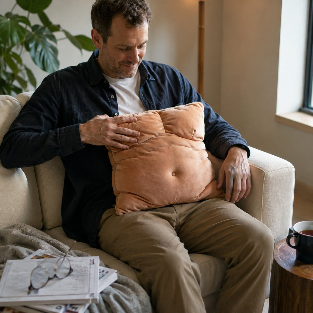 Offensive style big belly creative pillow