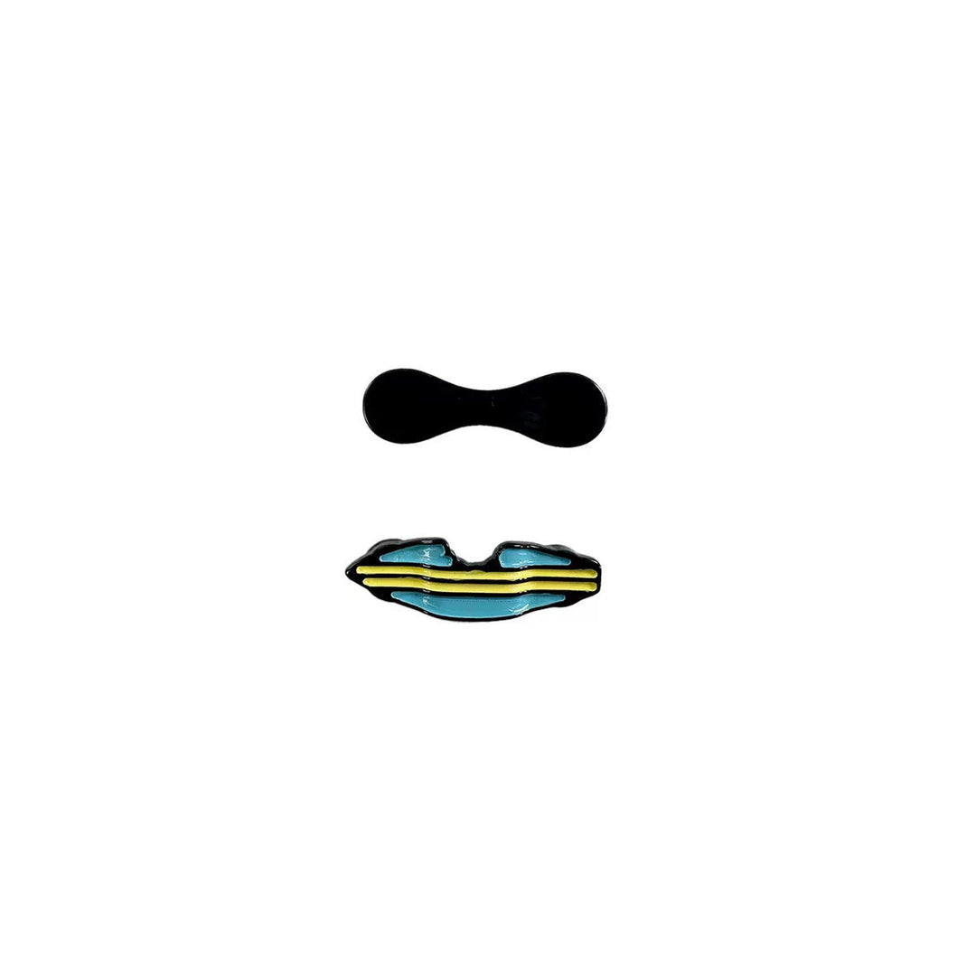 Magnetic Enamel Brooch