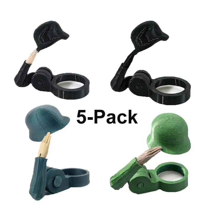 Beer Bottle Saluting Soldier Cap