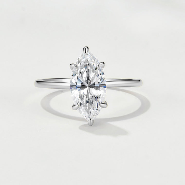 Moissanite stacked rings