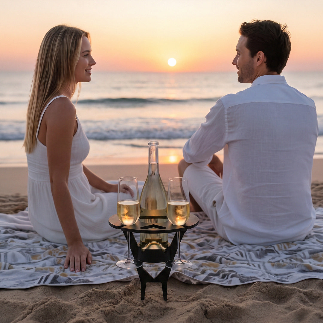 Portable picnic beach table