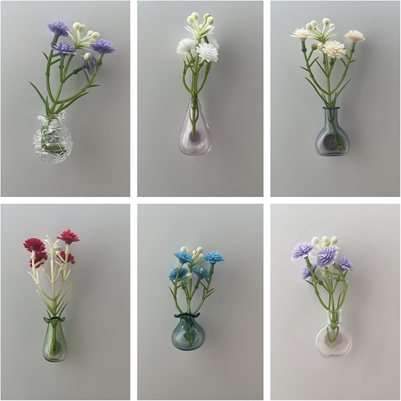Mini Magnetic Flower Vase – DIY Glass Decor