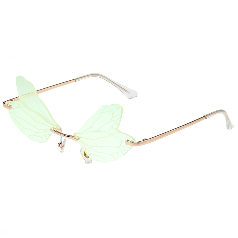 Dragonfly-wing gradient sunglasses