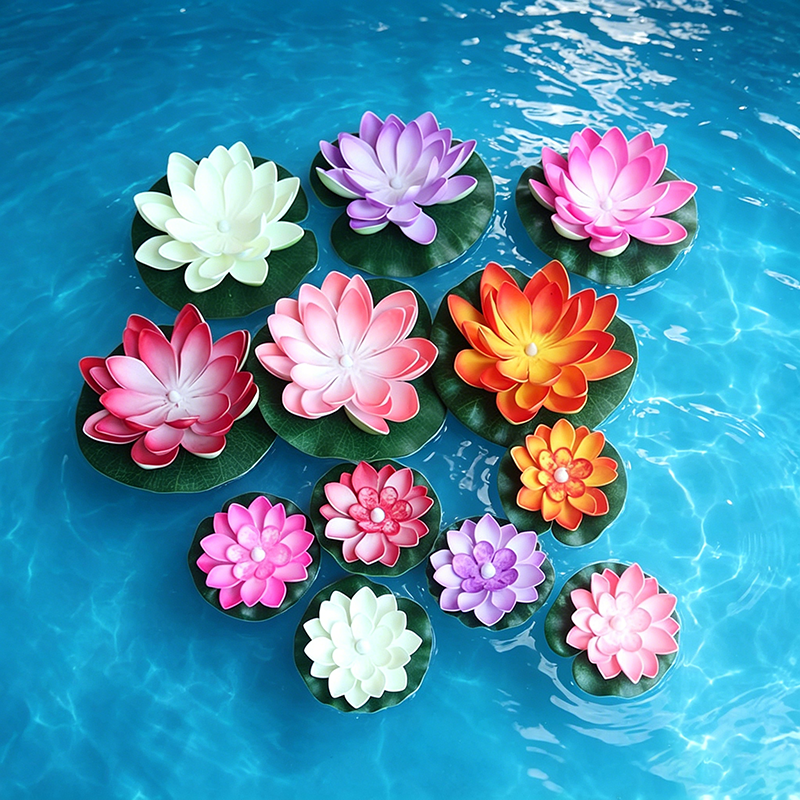 Waterproof Floating Lotus Light