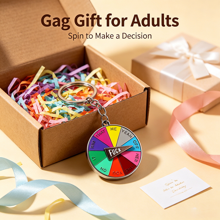 Fun Rotating Spinner Keychain