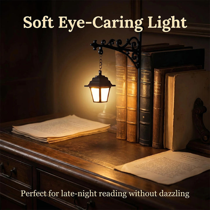 Decorative bookshelf lighting lanterns