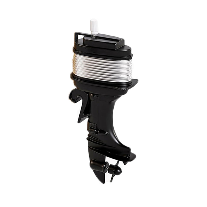 Hand-Crank Mini Outboard Motor-Style Coffee Stirrer