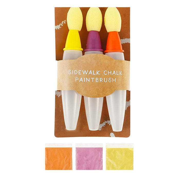 Sidewalk Chalk Paint Brush Set