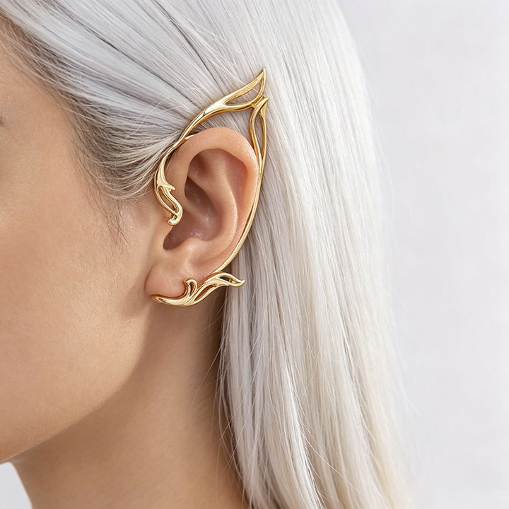 Elf-Ear Cuff Earrings