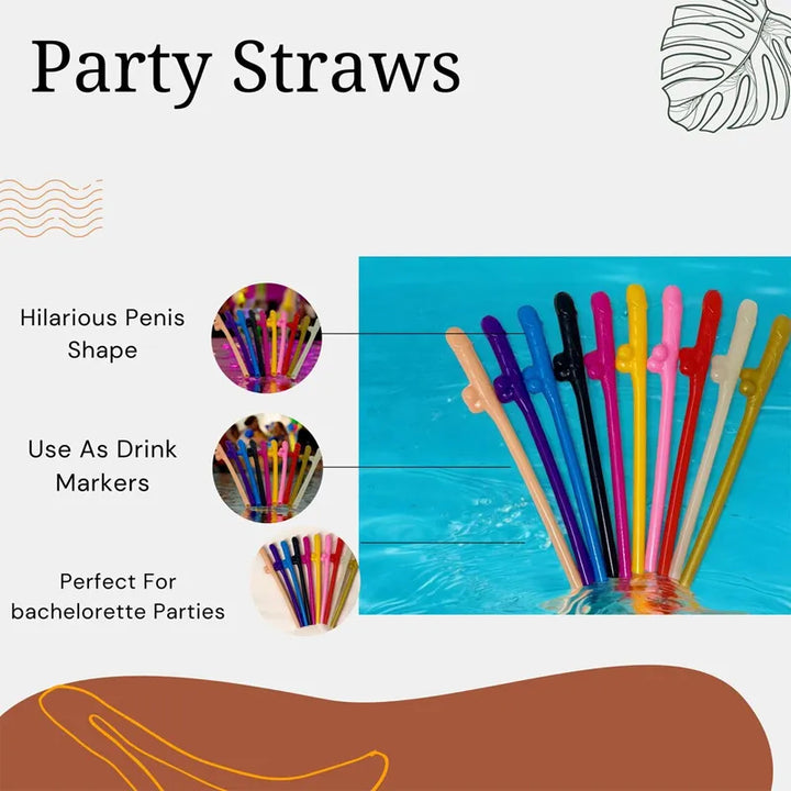 Fun-patterned straws