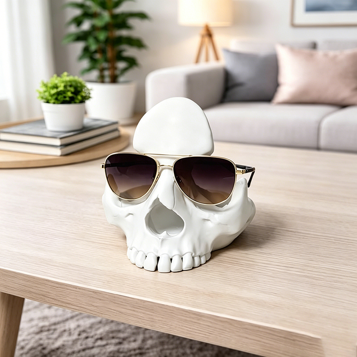 Creative Skull Glasses Holder Desktop Decoration