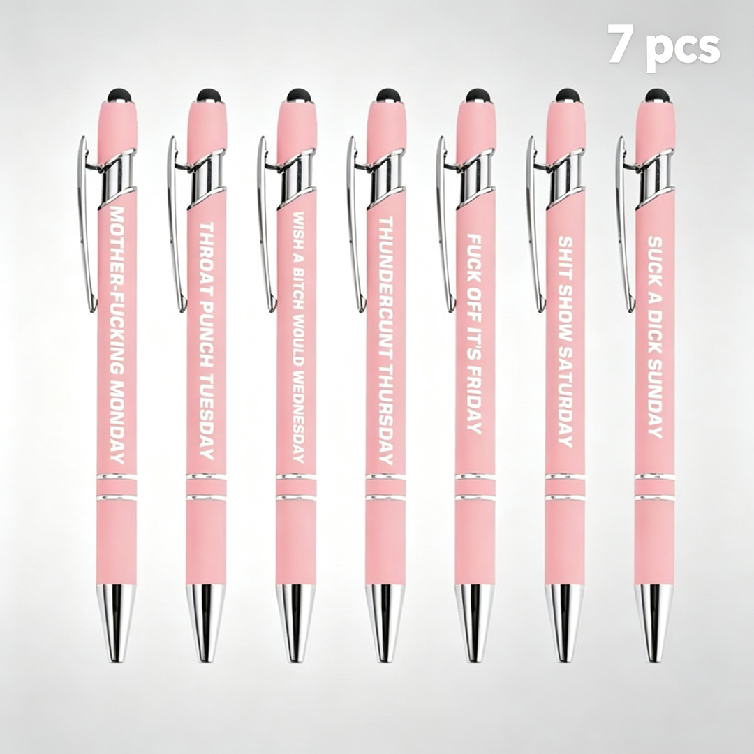 Fun and Stress-Relieving 7-Day Ballpoint Pen