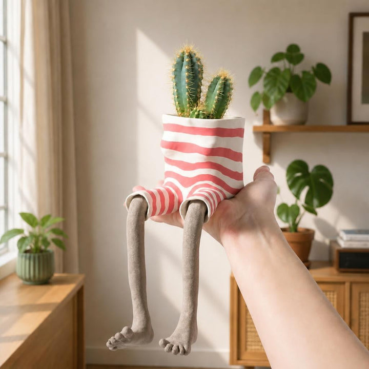 Lower body flower pot ornament