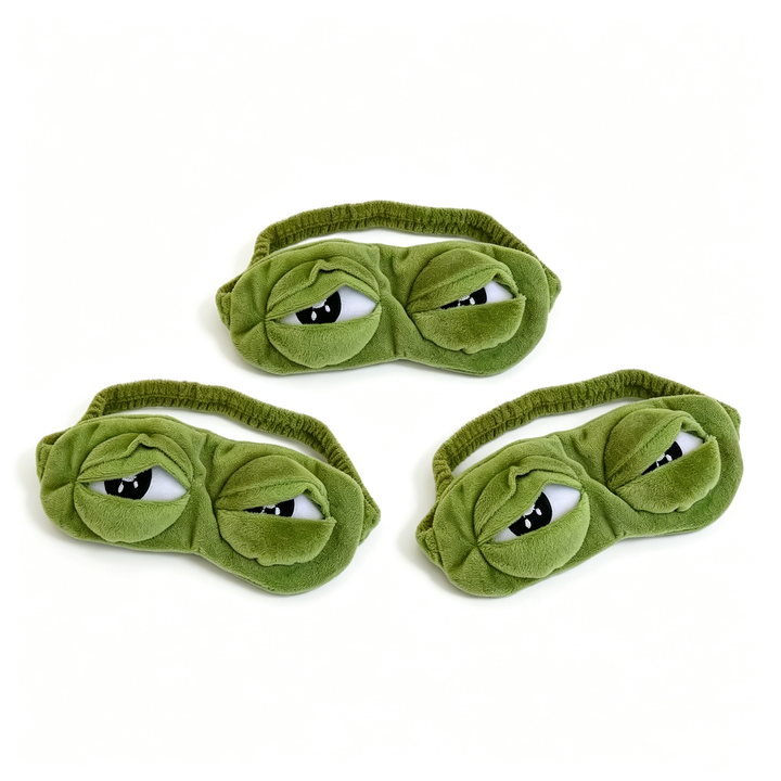 Funny Frog Breathable Eye Mask