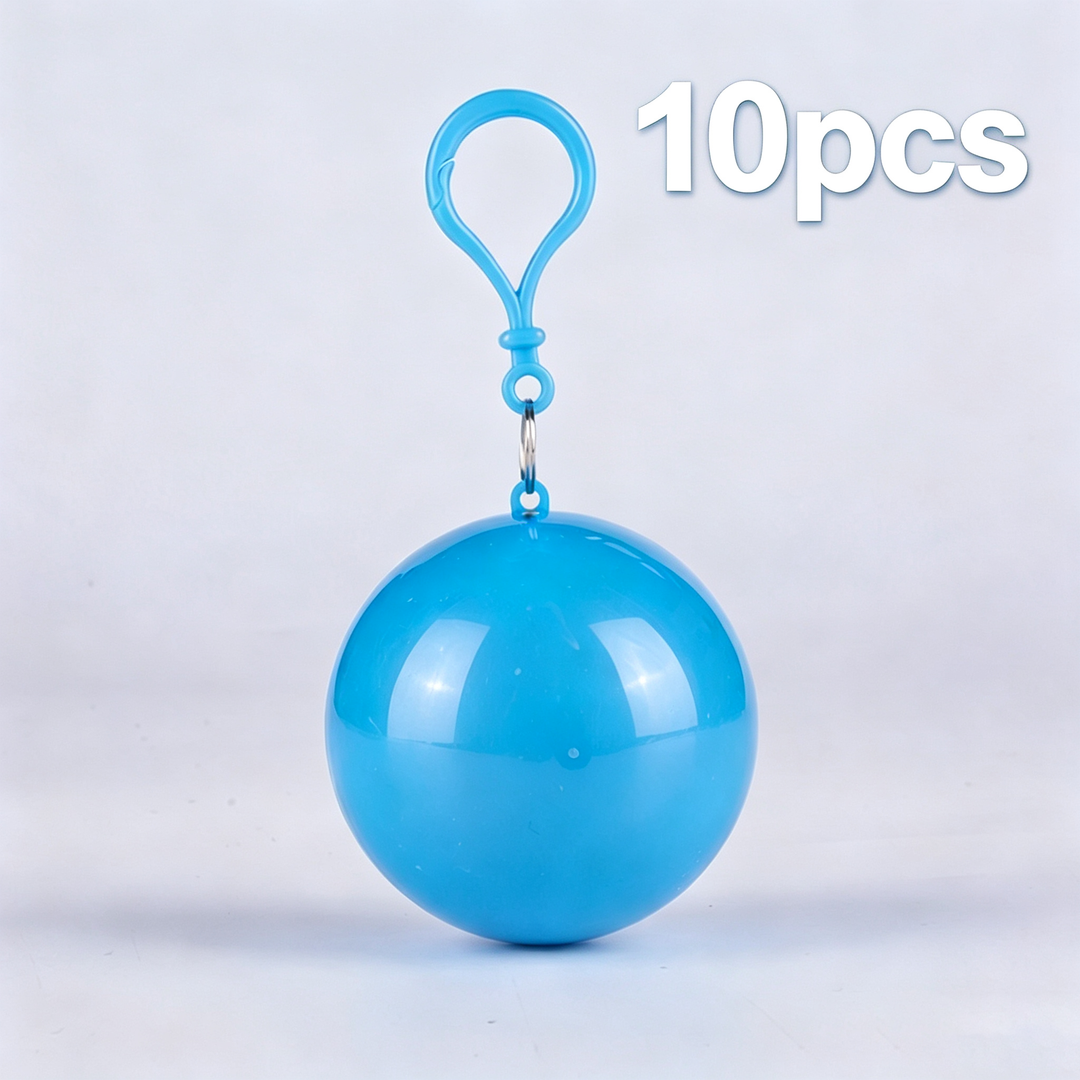 Disposable raincoat balls