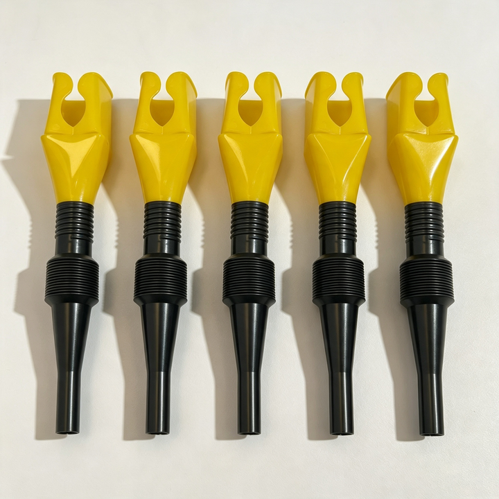 Foldable telescopic hose funnel