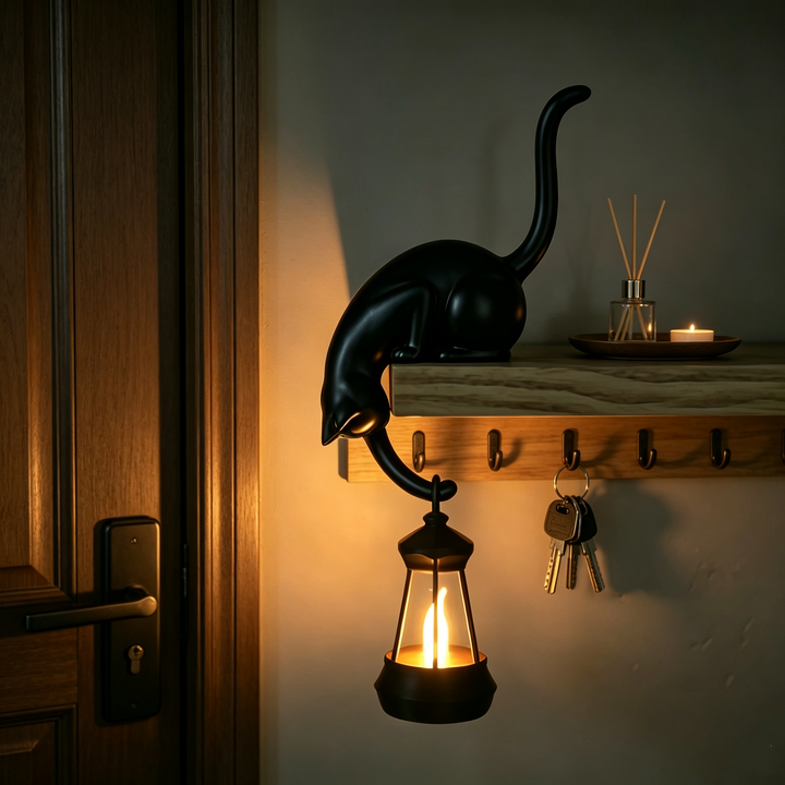 3D Printed Cat Hook Lamp