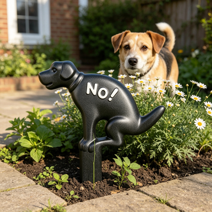 No Dog Pooping Warning Sign