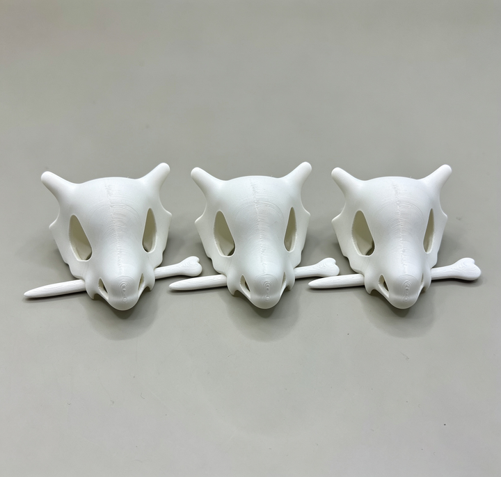 Cubone Skull Ghost Hair Clip
