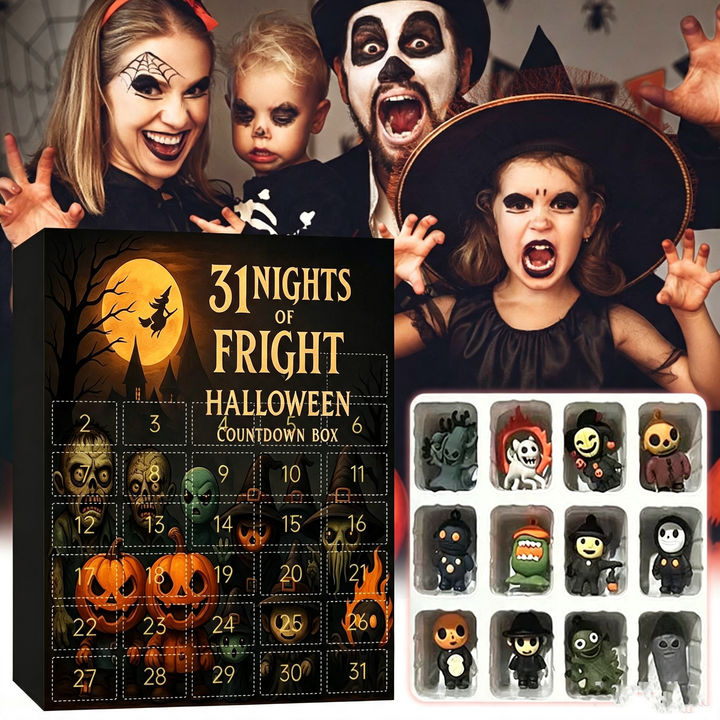 Halloween Advent Countdown Calendar Box