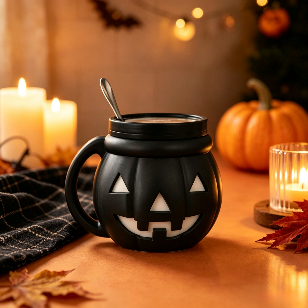 Halloween Pumpkin Ice Cream Cup