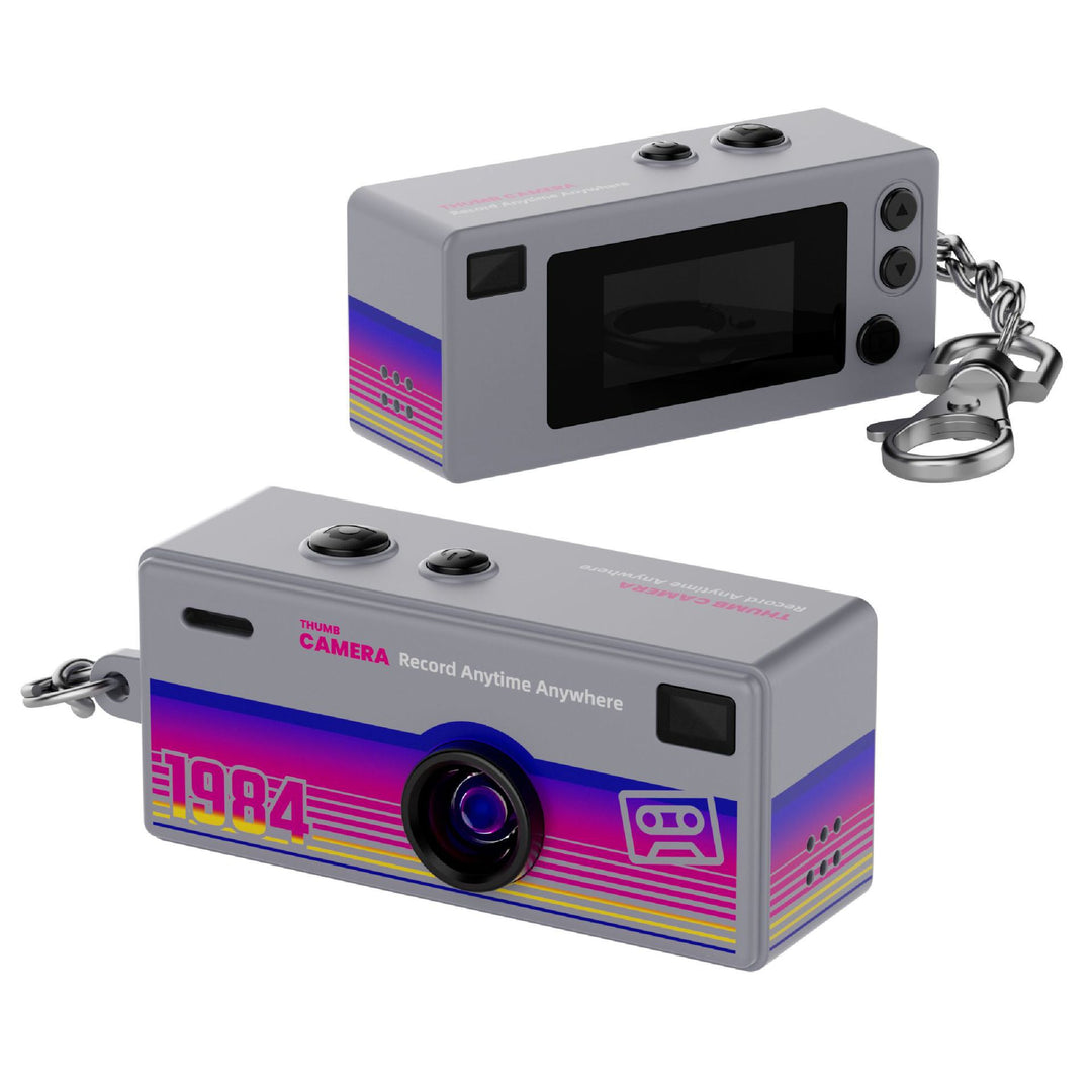 Retro thumb camera charm