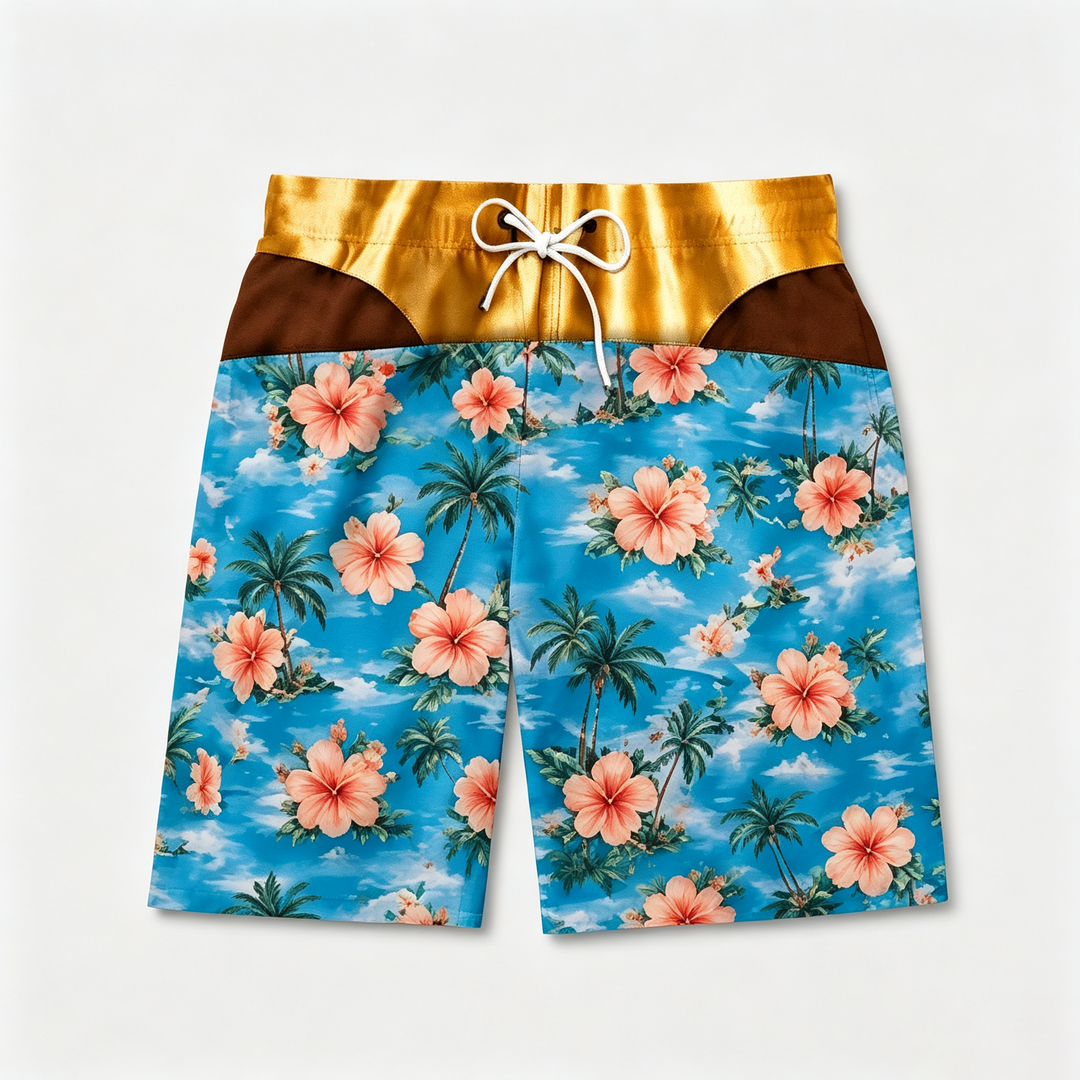 Eye-catching surfing beach shorts