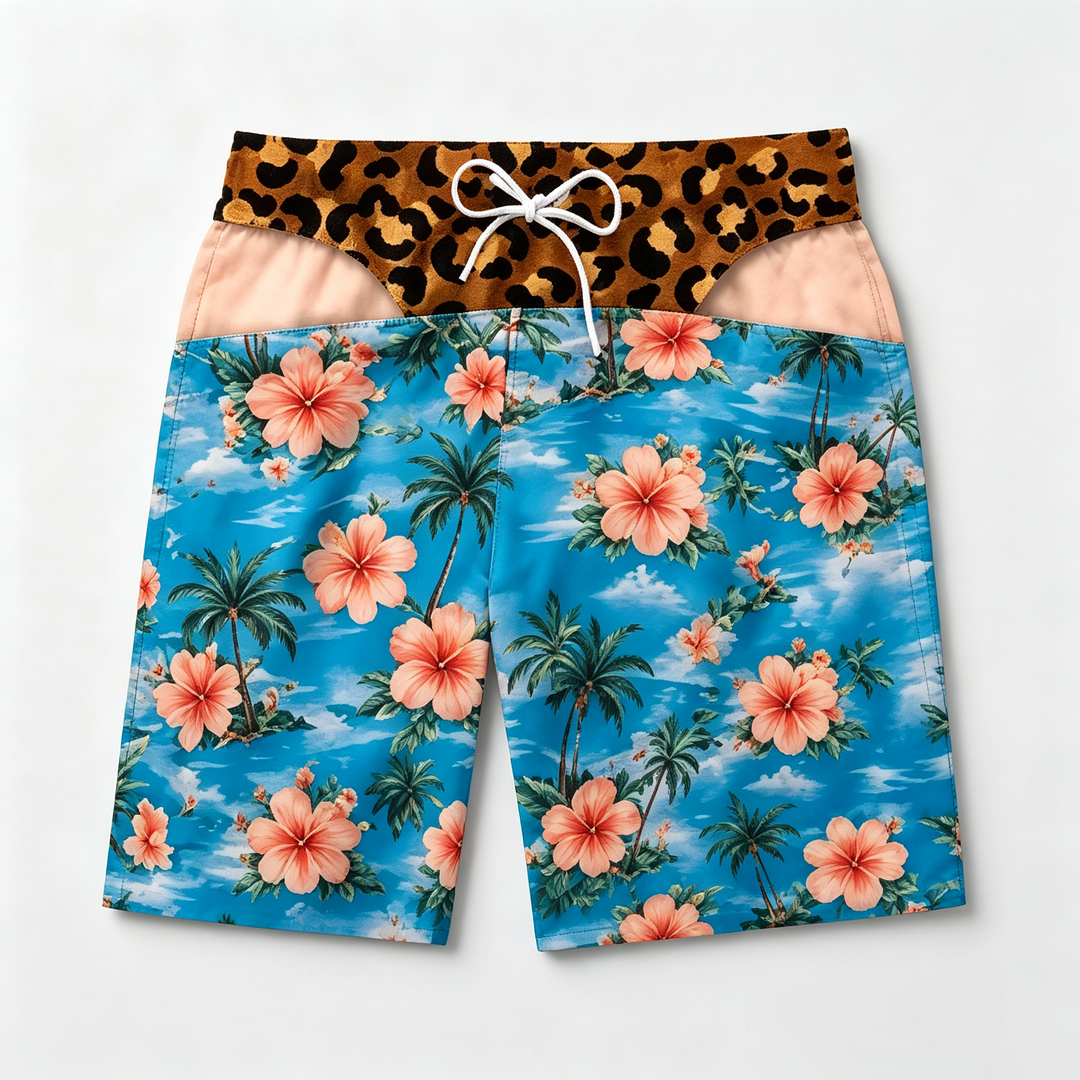 Eye-catching surfing beach shorts
