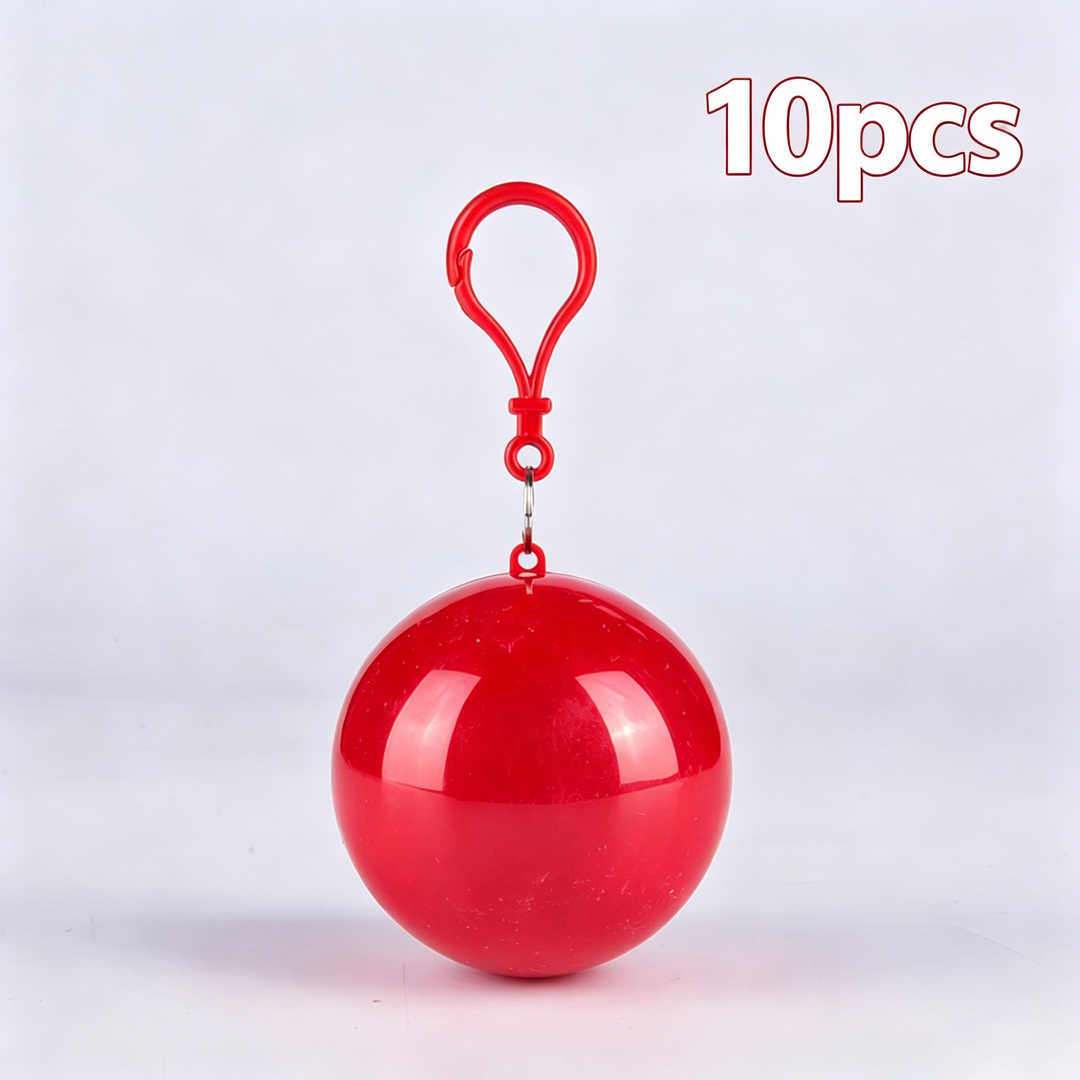 Disposable raincoat balls