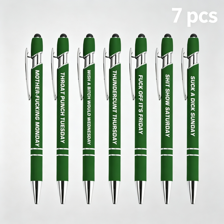 Fun and Stress-Relieving 7-Day Ballpoint Pen