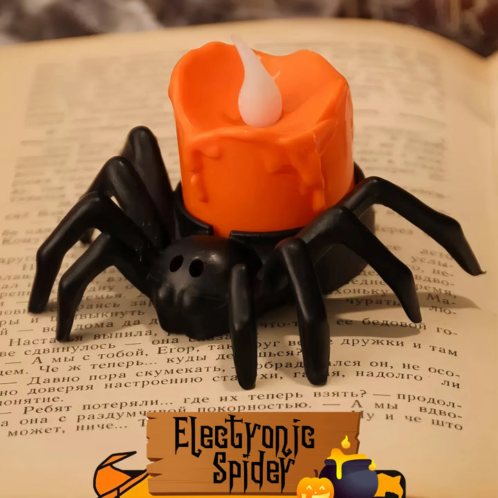 Halloween Spider Candle Light