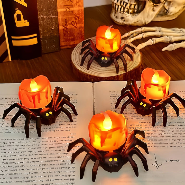 Halloween Spider Candle Light